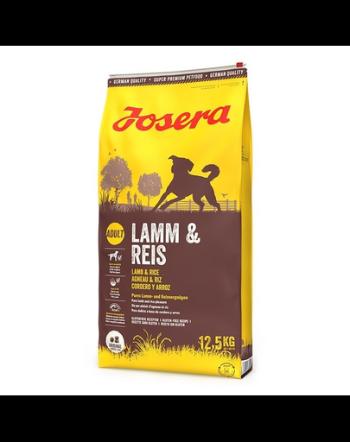 JOSERA Lamm&amp;Reis 12,5 kg hrana caini adulti, cu miel