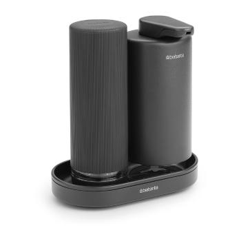 Suport pentru accesorii de spălat gri din plastic SinkStyle – Brabantia