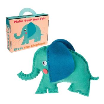 Set pentru confecționarea jucăriilor din pluș Rex London Elvis The Elephant