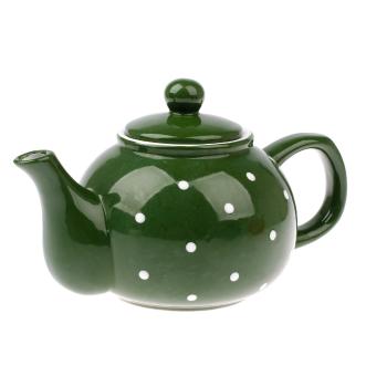 Ceainic ceramic Dots 1 l, verde