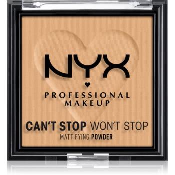 NYX Professional Makeup Can't Stop Won't Stop Mattifying Powder pudra matuire culoare 05 Golden 6 g