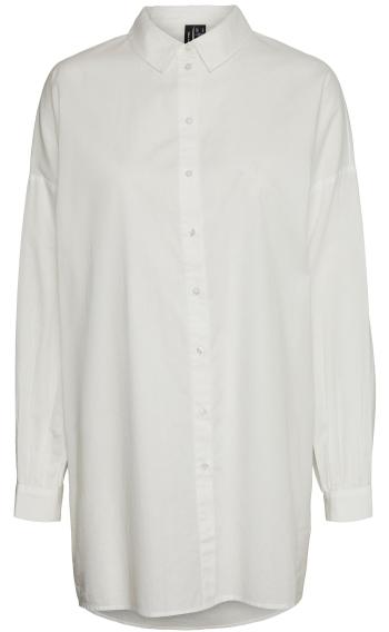 Vero Moda Cămașă de damă VMBINA Loose Fit 10250576 Zăpadă White S