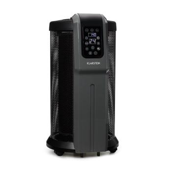 Klarstein DATSCHA DIGITAL, 360 ° încălzitor, termostat, încălzire radială, telecomandă, 2200 W, negru