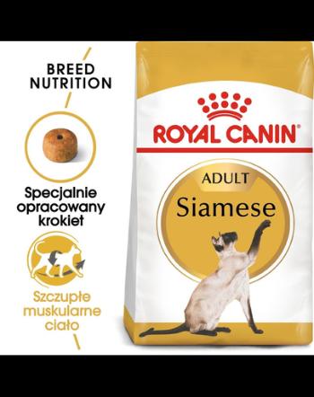 ROYAL CANIN Hrana uscata pentru pisici adulte rasa Siamese 20 kg (2 x 10 kg)