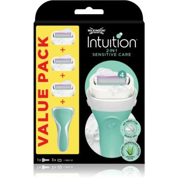 Wilkinson Sword Intuition 2 in 1 Sensitive Care aparat de ras + rezervă 3 buc