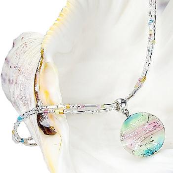 Lampglas Colier fin pentru femeiSweet Childhood cu perla Lampglas cu argint pur NP22