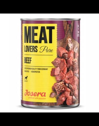 JOSERA Meatlovers pure Hrana umeda caini, cu vita 400g