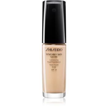 Shiseido Synchro Skin Glow Luminizing Fluid Foundation make-up pentru luminozitate SPF 20 culoare Golden 2 30 ml