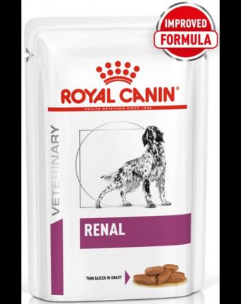 ROYAL CANIN Veterinary Diet Canine Renal hrana umeda pentru cainii cu insuficienta renala cronica 4x12x100g