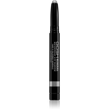 Gosh Mineral Waterproof creion de ochi lunga durata impermeabil culoare 006 Metallic Grey 2,5 g