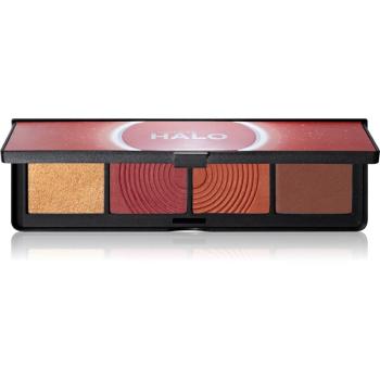 Smashbox Halo Sculpt + Glow Face Palette paletă cu iluminatoare și farduri de obraz culoare Berry Saturation 15,7 g