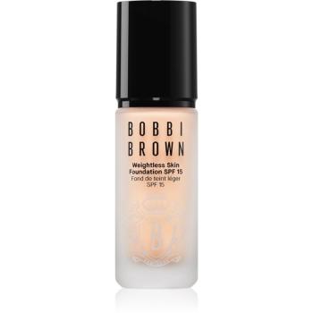 Bobbi Brown Weightless Skin Foundation SPF 15 Mini machiaj matifiant de lungă durată cu efect de hidratare culoare Warm Porcelain 13 ml