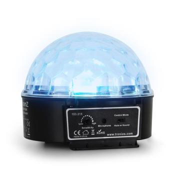 Beamz Mini Minge SteaRGBWA Sound LED 6x3W