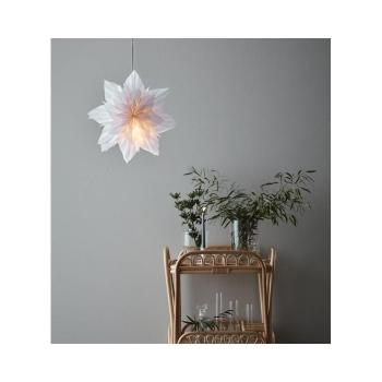 Decorațiune luminoasă suspendată de Crăciun Markslöjd Neela, înălțime 45 cm, alb