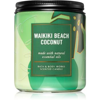 Bath & Body Works Waikiki Beach Coconut lumânare parfumată 198 g