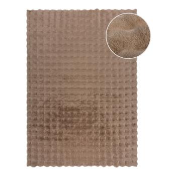 Blană maro sintetică 120x170 cm Waffle Faux Fur – Flair Rugs