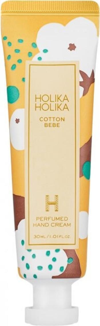 Holika Holika Cremă de mâini nutritivă și hidratantă Cotton Bebe (Perfumed Hand Cream) 30 ml