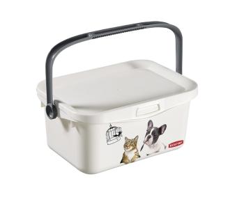 Cutie Curver Petlife 00363-C44, 11x18x26 cm, 3 l, alb