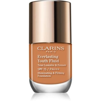 Clarins Everlasting Youth Fluid make-up pentru luminozitate SPF 15 culoare 114 Cappuccino 30 ml