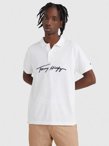 Tommy Hilfiger Polo Tricou Alb