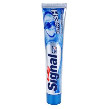 Signal Deep Fresh pastă de dinți pentru o respirație proaspătă aroma Aqua Mint 75 ml
