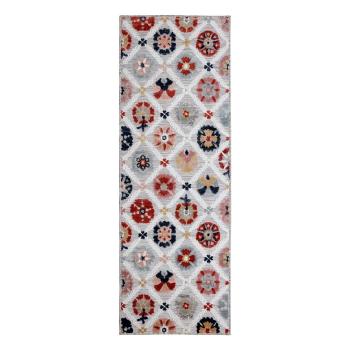 Covor de exterior gri tip  traversă 230x80 cm Flora - Flair Rugs