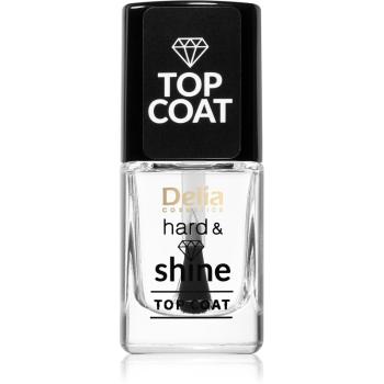 Delia Cosmetics Hard & Shine top coat cu efect de lungă durată 11