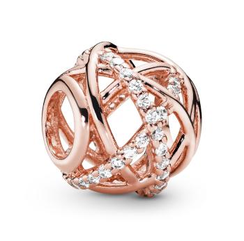 Pandora Mărgea din bronz cu cristale strălucitoare 781388CZ