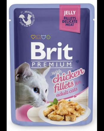 BRIT Premium Cat Fillets in Jelly pui in aspic 24x85g pentru pisici