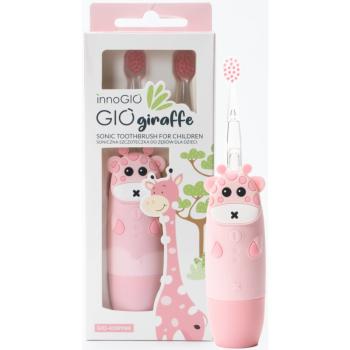 innoGIO GIOGiraffe Sonic Toothbrush periuta de dinti cu ultrasunete pentru copii Pink 1 buc