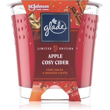 GLADE Cosy Apple Cider lumânare parfumată 129 g