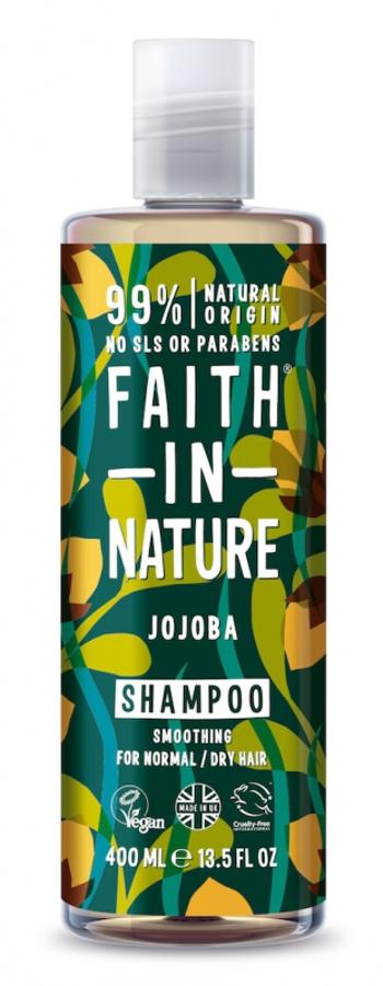 Faith in Nature Șampon natural cu ulei de jojoba pentru păr normal și uscat ({{Smoothing( Smoothing Shampoo) 400 ml