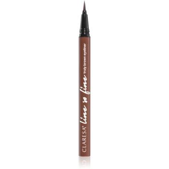 Claresa Line So Fine tuș de ochi tip cariocă culoare Brown 0,8 g