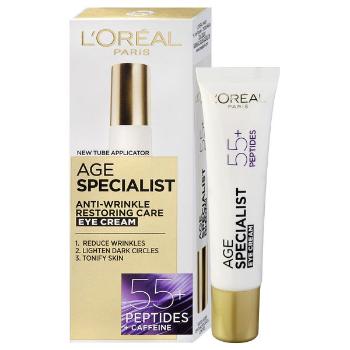 L´Oréal Paris Cremă de ochi reinnoitoare antirid Age Specialist 55+ (Anti-Wrinkle Eye Cream) 15 ml