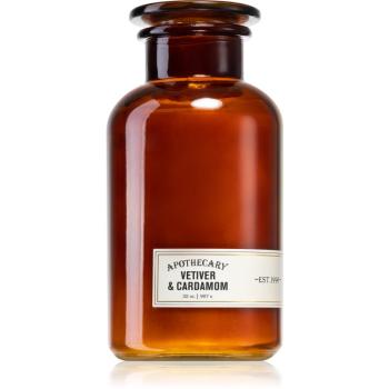 Paddywax Apothecary Vetiver & Cardamom lumânare parfumată  big pack 907 g