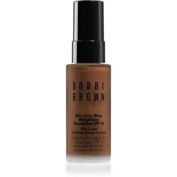 Bobbi Brown Mini Skin Long-Wear Weightless Foundation machiaj persistent SPF 15 culoare Almond 13 ml
