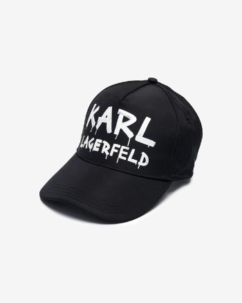Karl Lagerfeld Graffiti Logo Șapcă de baseball Negru