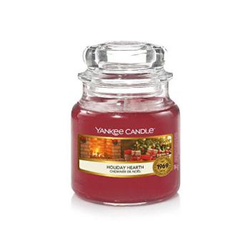 Yankee Candle Lumânare parfumatăClassic mică Holiday Hearth 104 g