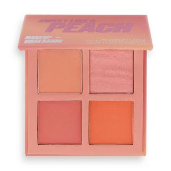 Makeup Obsession Paletă de farduri Sweet as a Peach (Blush Crush Palette) 1,1 g