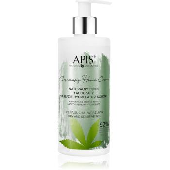 Apis Natural Cosmetics Cannabis Home Care calmant tonic pentru piele uscata spre sensibila 300 ml