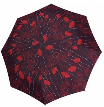 Doppler Umbrelă pliantă pentru femeiCarbonMagicMini Big Romance 74665GFGR01