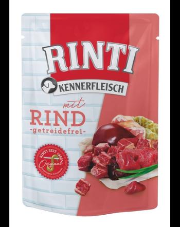 RINTI Kennerfleisch Beef Carne de vita, plic hrana caine 400 g