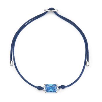 Brosway Brățară din șnur cu zircon cubic Fancy Freedom Blue FFB108