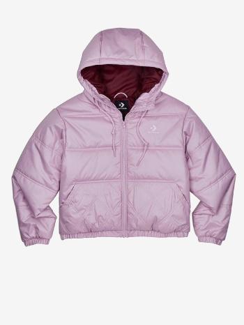 Converse Embroidered Puffer Jacket Jacheta Violet