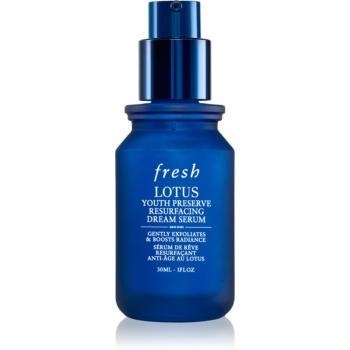 fresh Lotus Youth Preserve Resurfacing Dream Serum ser de noapte Cu AHA Acizi 30 ml