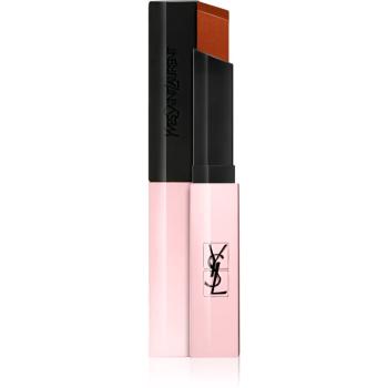 Yves Saint Laurent Rouge Pur Couture The Slim Glow Matte ruj buze mat hidratant stralucitor culoare 214 Illicit Orange 2 g