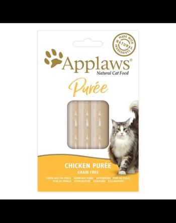 APPLAWS Cat Treat recompense pentru pisici, piure de pui 8 x 7 g