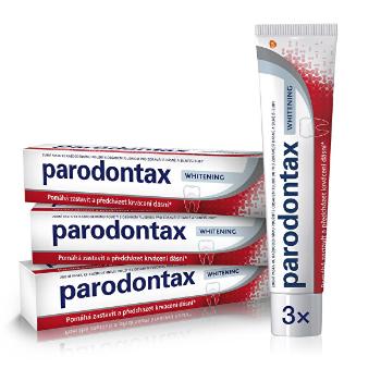 Parodontax Pastă de dinți cu efect de albire Whitening Tripack 3 x 75 ml