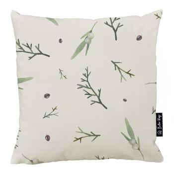 Față de pernă 45x45 cm  cu model de Crăciun Delicate Green – Butter Kings