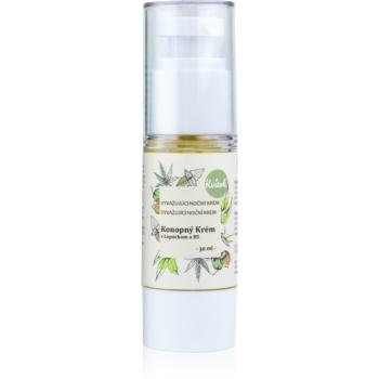 Kvitok Cream with Cannabis Oil with Burdock and B5 crema de noapte pentru ten gras 30 ml